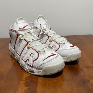 Nike Air More Uptempo White Varsity Red 2018